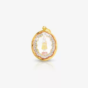 จี้พระประจำวันเกิดล้อมเพชรสวิส (วันศุกร์)