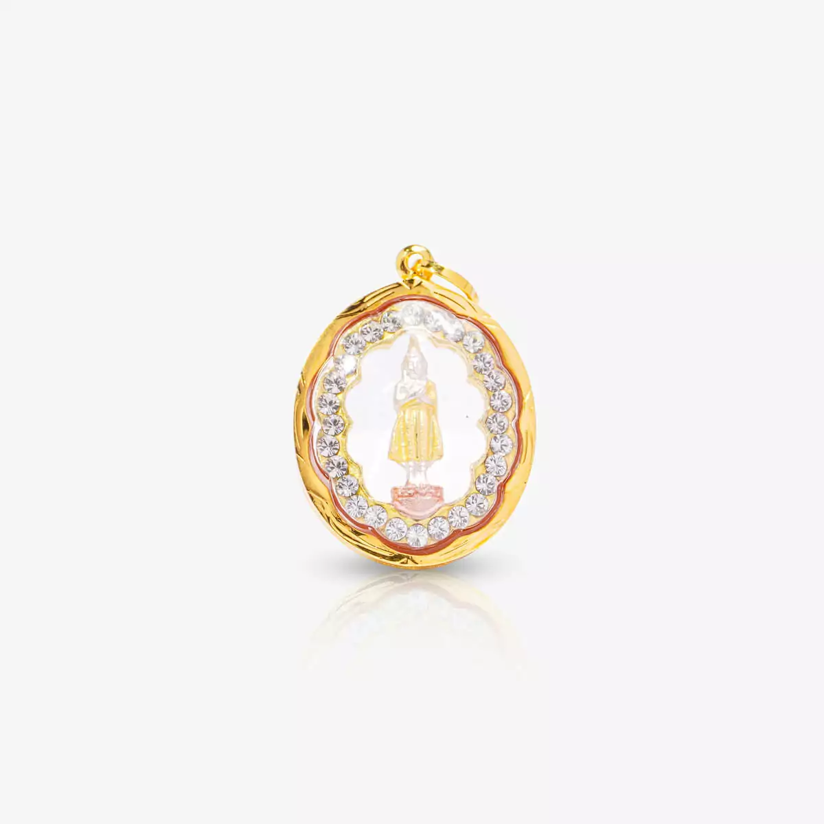 จี้พระประจำวันเกิดล้อมเพชรสวิส (วันศุกร์)