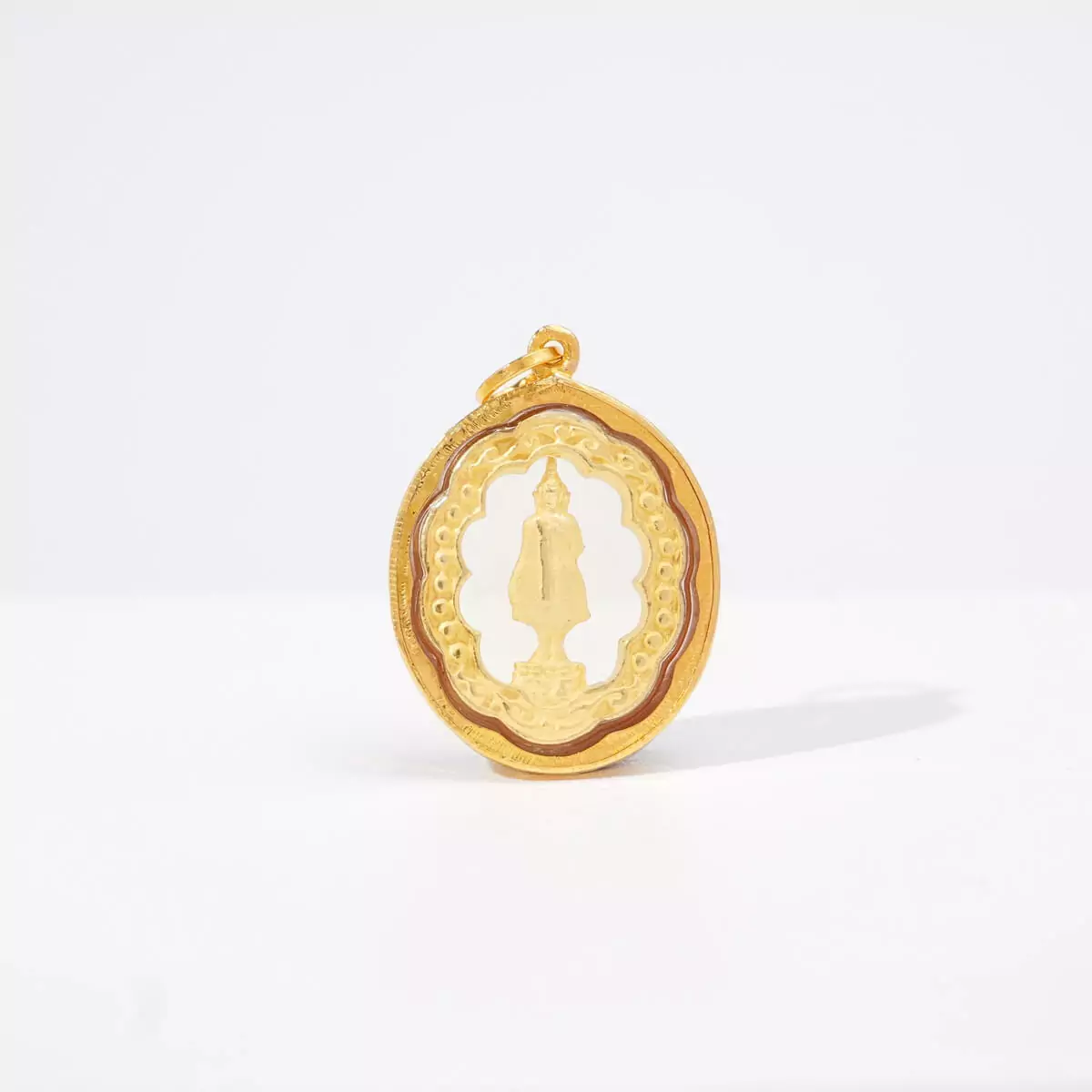 จี้พระประจำวันเกิดล้อมเพชรสวิส (วันจันทร์) - Image 2