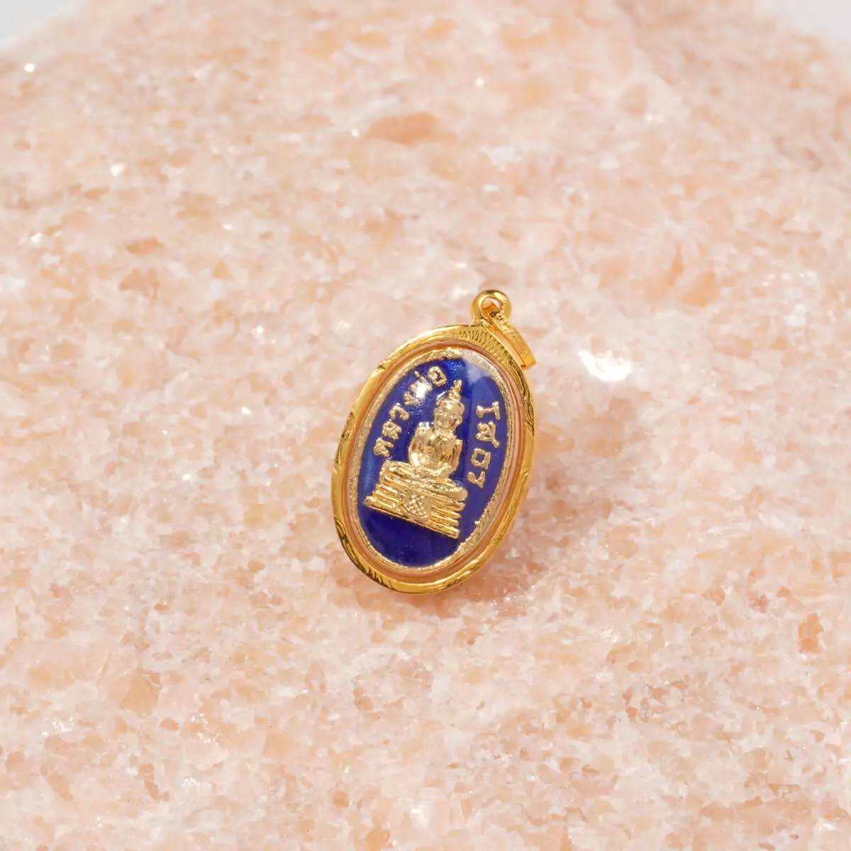 จี้พระหลวงพ่อโสธรสีน้ำเงิน (เม็ดแตง) - Image 3