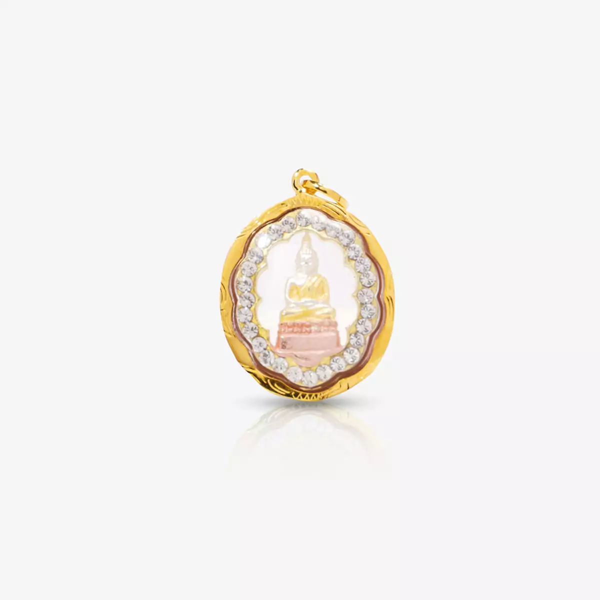 Thursday Birthday Buddha Pendant With Swiss Diamonds