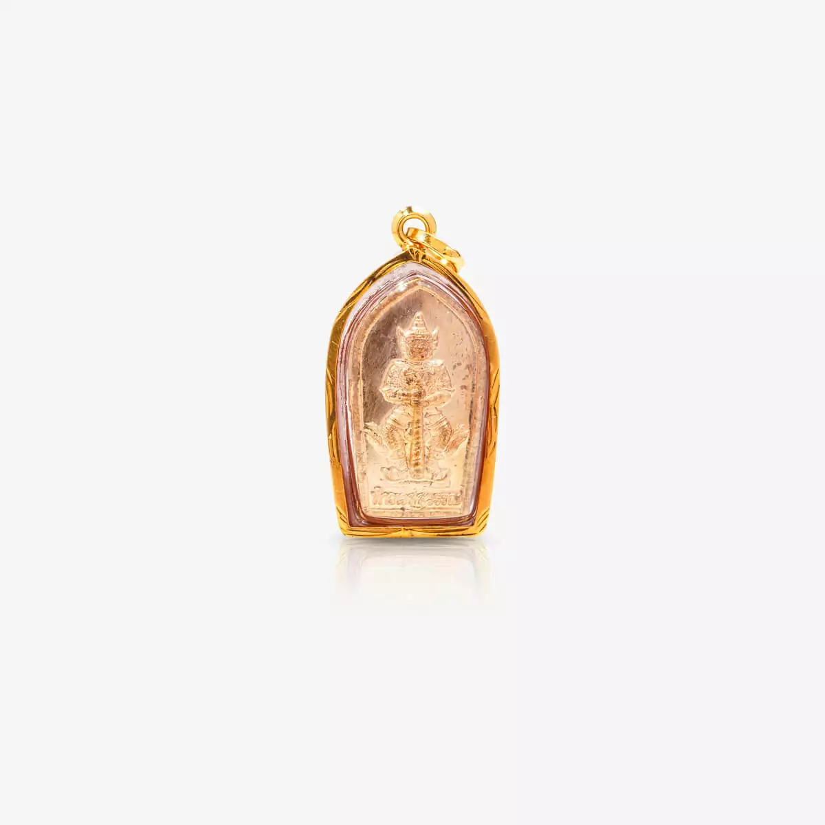 Thao Wessuwan 'Tamarind Leaf' Pendant in a Copper Finish