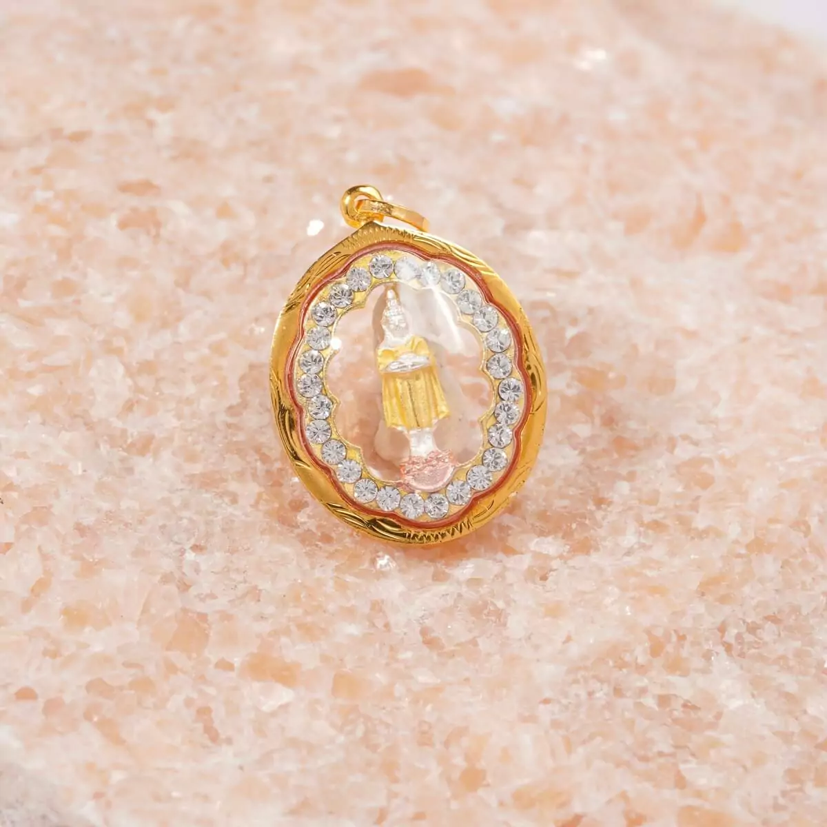 Wednesday Birthday Buddha Pendant With Swiss Diamonds - Image 3