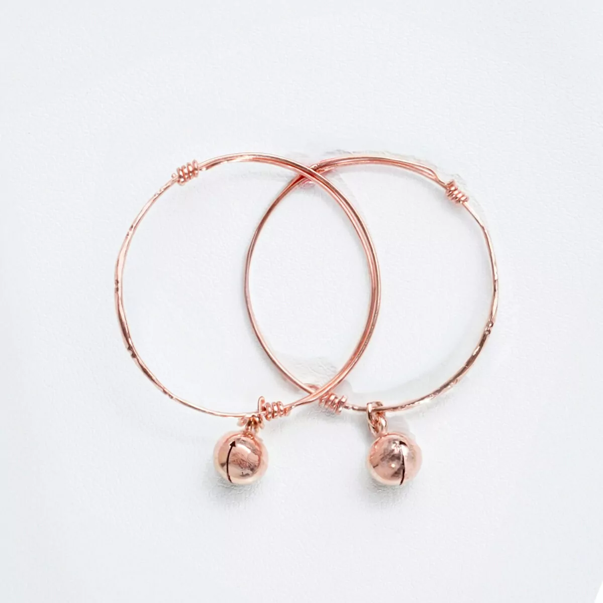 Children's Nak Bracelets Weighing 1/2 SaLueng Diamond Pattern and are Adorned With Small Bells - Image 2