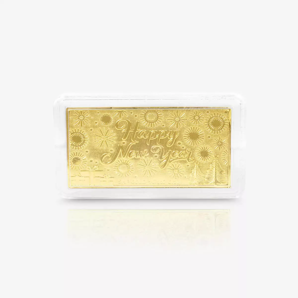 Gold Foil Gift 96.5% Pure Gold Gift for Happy New Year
