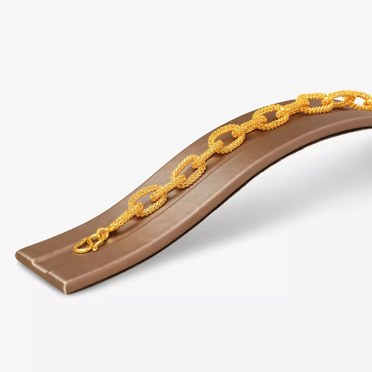 Gold Bracelet 1 Baht Phru Chain Pattern