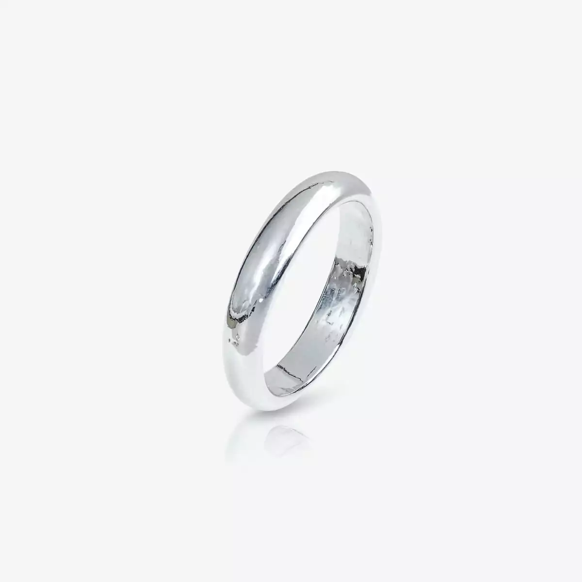 Sterling Silver Ring 92.5% Silver Knife Peeled Design