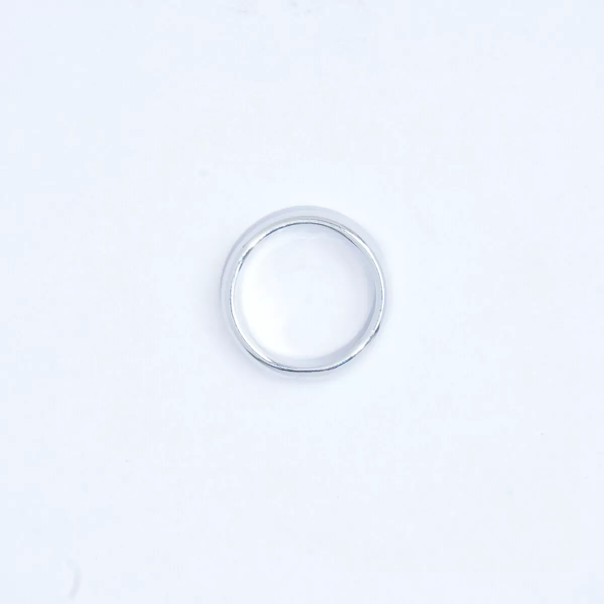 Sterling Silver Ring 92.5% Silver Knife Peeled Design - Image 2