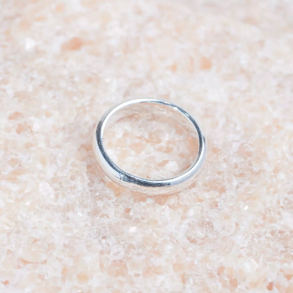 Sterling Silver Ring 92.5% Silver Knife Peeled Design - Image 4